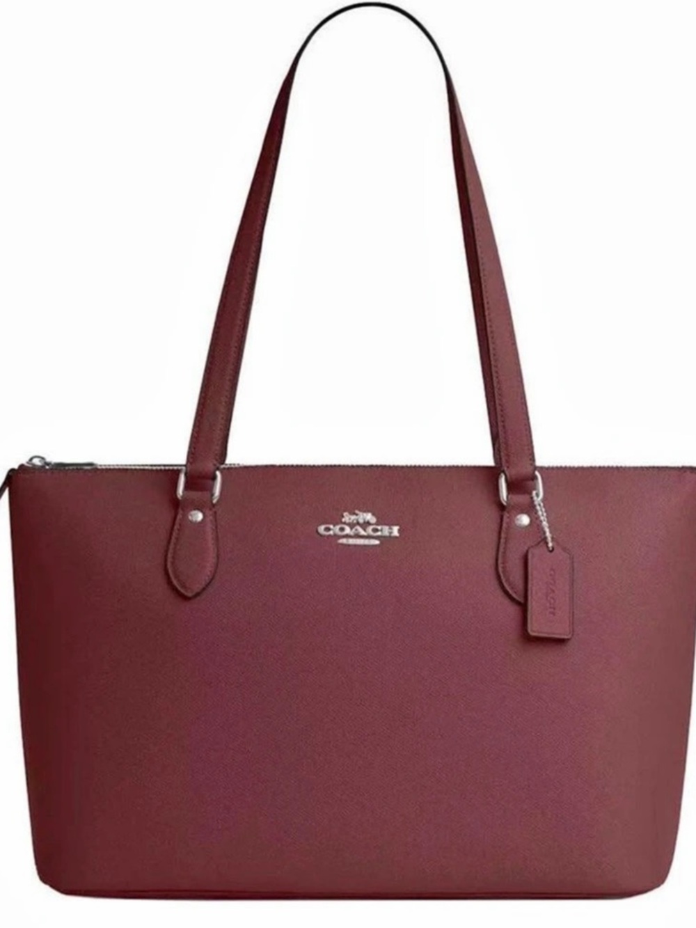 Coach Gallery Tote – Burgundy/Wine Red – LIKE NEW – Used Twice